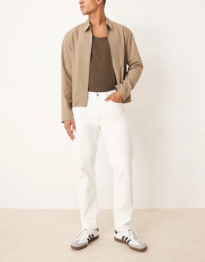 Джинсы Abercrombie & Fitch прямого кроя белого цвета
Джинсы Abercrombie & Fitch прямого кроя белого цвета