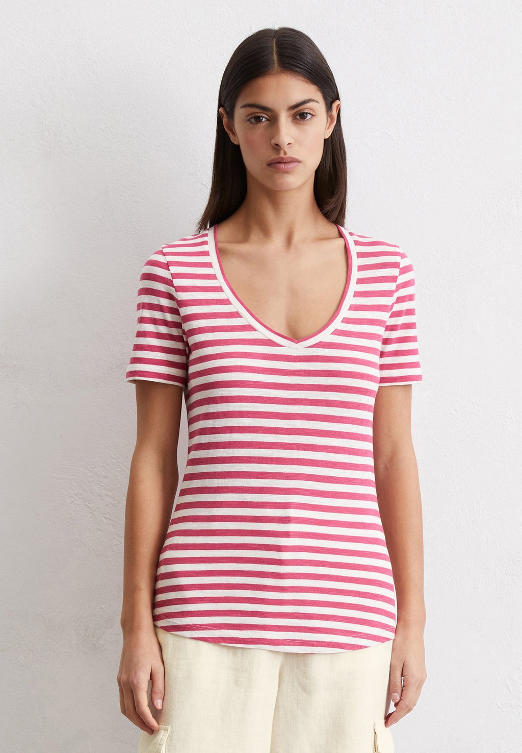 Футболка с принтом SHORT SLEEVE V NECK STRIPED Marc O'Polo, оранжевый
Футболка с принтом SHORT SLEEVE V NECK STRIPED Marc O'Polo, оранжевый