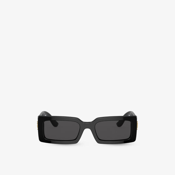 Солнцезащитные очки DG4416 в прямоугольной оправе из ацетата ацетата Dolce & Gabbana, черный 
Солнцезащитные очки DG4416 в прямоугольной оправе из ацетата ацетата Dolce & Gabbana, черный