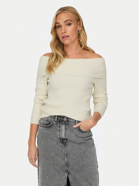 Свитер обычного кроя Only, экрю 
Свитер обычного кроя Only, экрю