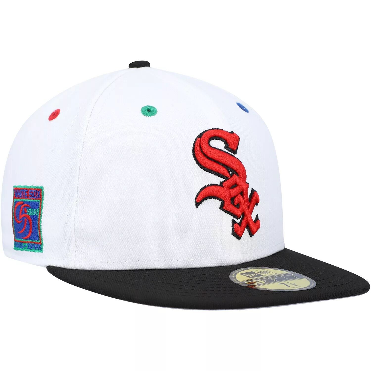 Мужская шляпа New Era White/Black Chicago White Sox 95th Anniversary Primary Eye 59FIFTY
Мужская шляпа New Era White/Black Chicago White Sox 95th Anniversary Primary Eye 59FIFTY