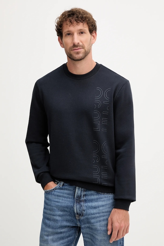 Хлопковая толстовка Liu Jo, темно-синий
Хлопковая толстовка Liu Jo, темно-синий