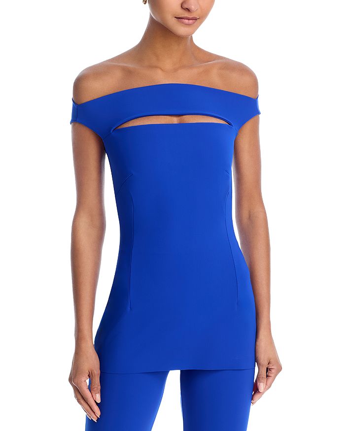 Карен Топ с открытыми плечами и вырезами Chiara Boni La Petite Robe, синий
Карен Топ с открытыми плечами и вырезами Chiara Boni La Petite Robe, синий