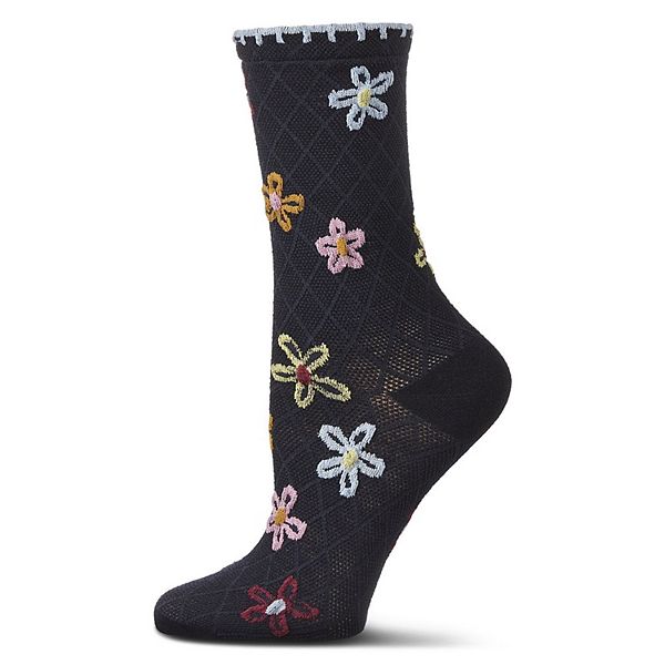 Женские носки с кружевной манжетой Dancing Daisies Memoi, Navy
Женские носки с кружевной манжетой Dancing Daisies Memoi, Navy