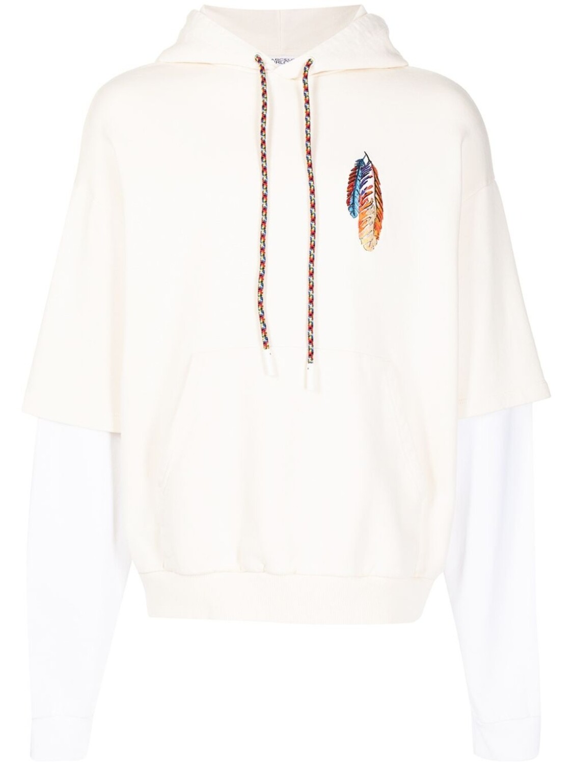 Marcelo Burlon County of Milan худи с многослойными рукавами и вышивкой, нейтральный цвет
Marcelo Burlon County of Milan худи с многослойными рукавами и вышивкой, нейтральный цвет