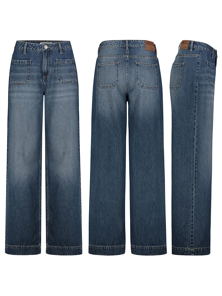 Джинсы - Комфортный крой - синего цвета Sublevel
Джинсы - Комфортный крой - синего цвета Sublevel