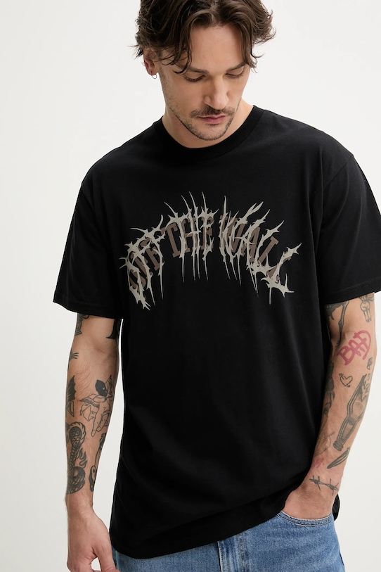 Хлопковая футболка Vans, черный
Хлопковая футболка Vans, черный