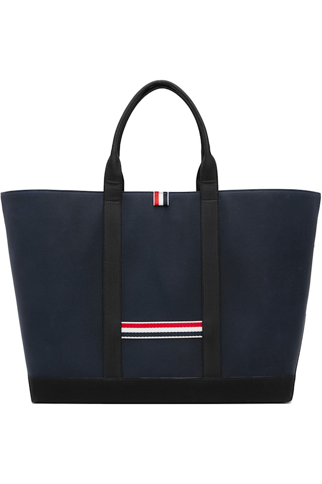 Средняя сумка-тоут с затягивающимися шнурками Thom Browne, синий
Средняя сумка-тоут с затягивающимися шнурками Thom Browne, синий