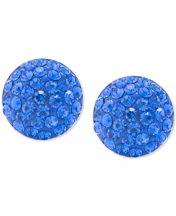 Серьги-Гвоздики с куполом из голубого кристального паве из стерлингового серебра Macy'S, blue
Серьги-Гвоздики с куполом из голубого кристального паве из стерлингового серебра Macy'S, blue