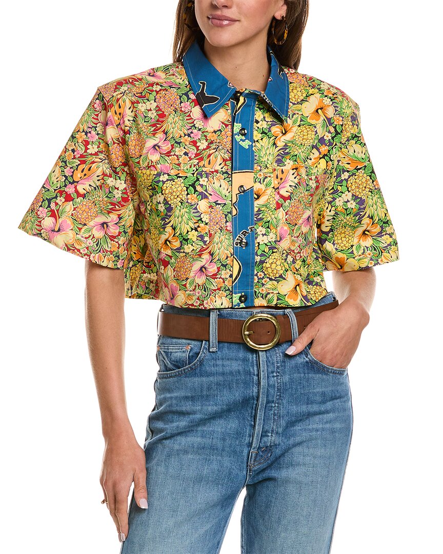 Укороченная рубашка оверсайз RE/DONE REDONE, желтый
Укороченная рубашка оверсайз RE/DONE REDONE, желтый