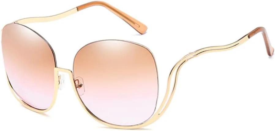 Женские солнцезащитные очки в полуободковой оправе с градиентными линзами, увеличенного размера, защита от ультрафиолета UV400 HDUBFY, C2 Brown Pink Lens
Женские солнцезащитные очки в полуободковой оправе с градиентными линзами, увеличенного размера, защита от ультрафиолета UV400 HDUBFY, C2 Brown Pink Lens