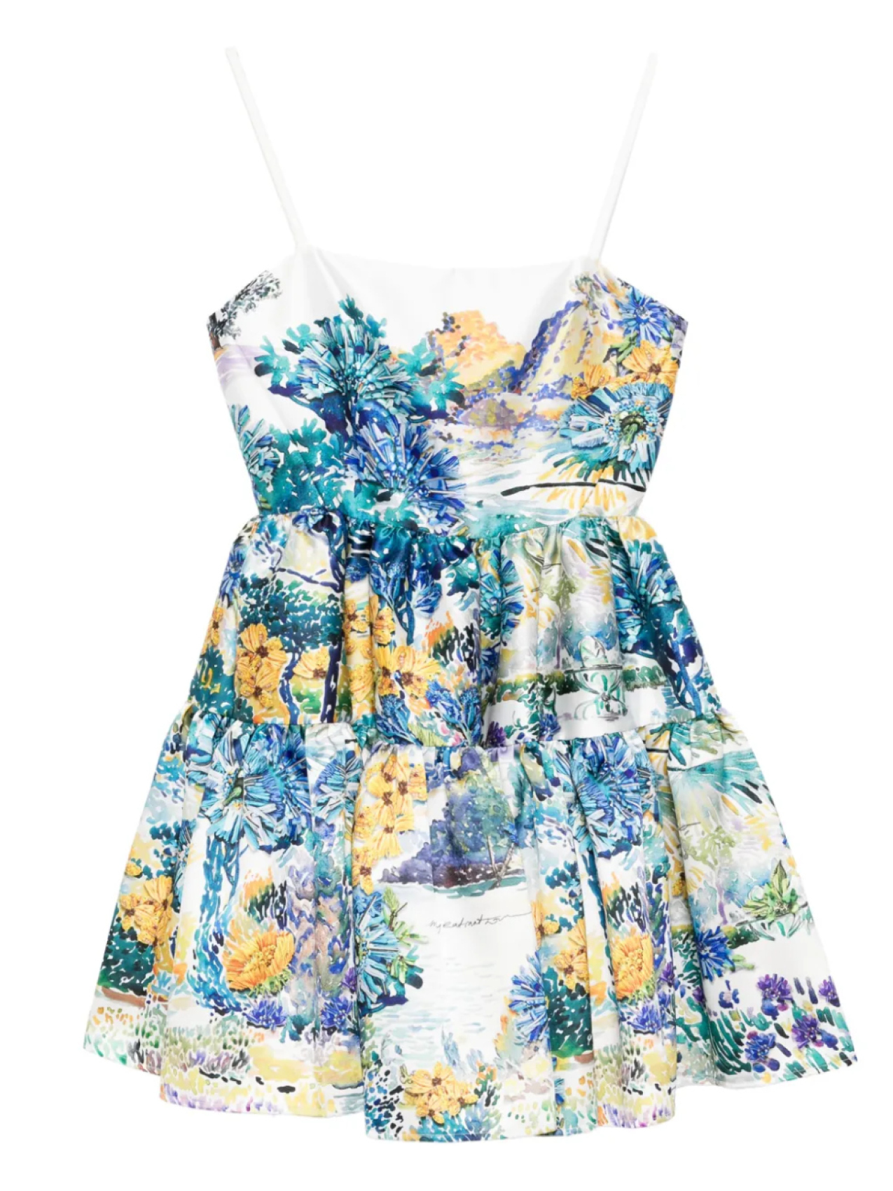 Платье с цветочным принтом от Mary Katrantzou, белый
Платье с цветочным принтом от Mary Katrantzou, белый