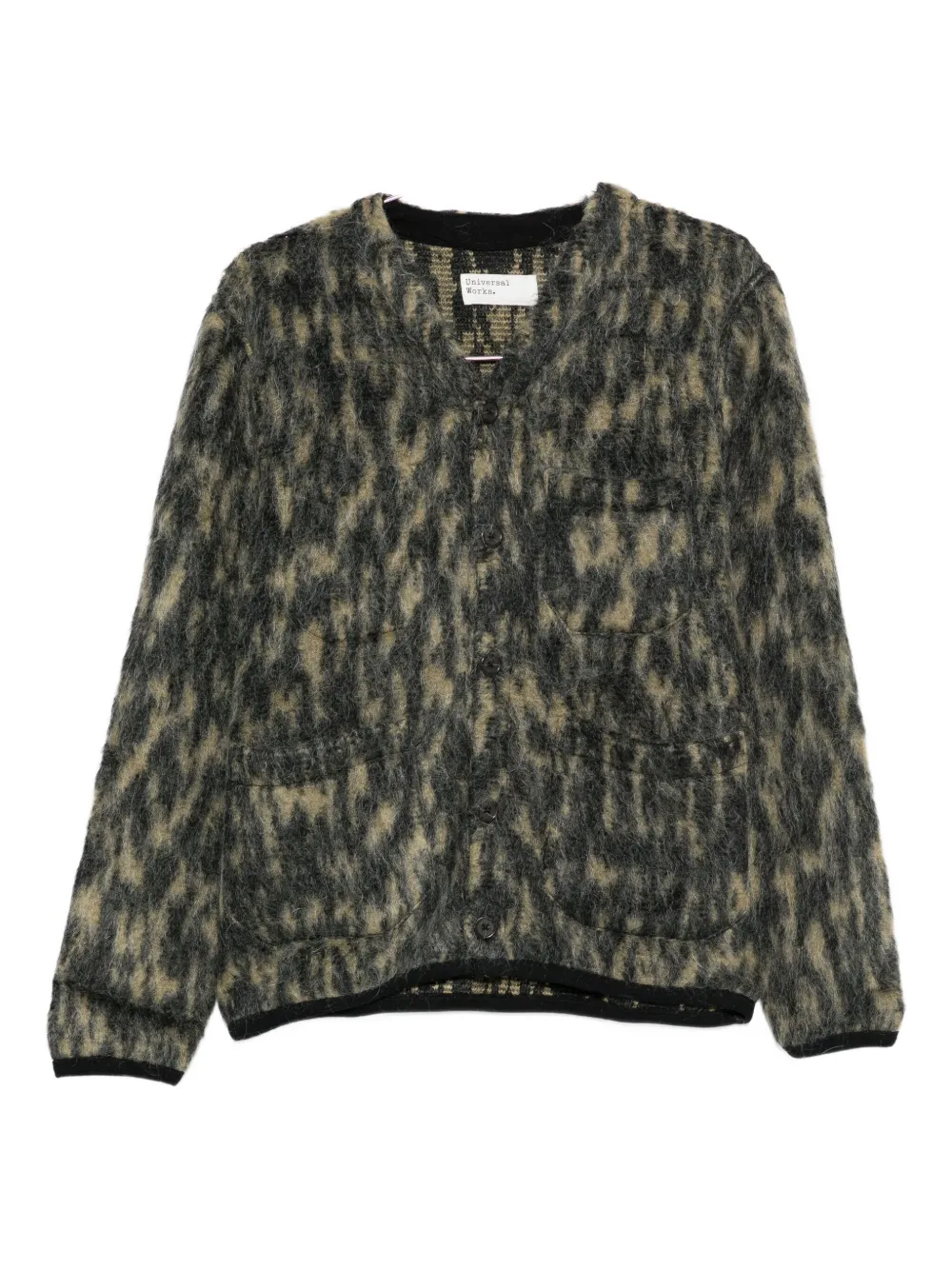 Кардиган с анималистичным принтом Universal Works, зеленый
Кардиган с анималистичным принтом Universal Works, зеленый