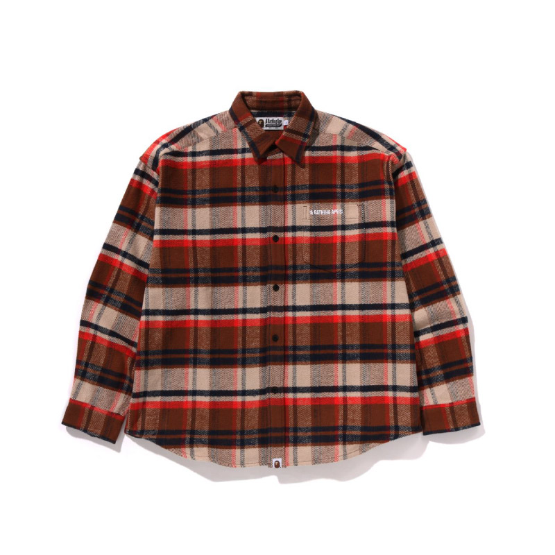 Фланелевая рубашка Check A BATHING APE, красный
Фланелевая рубашка Check A BATHING APE, красный