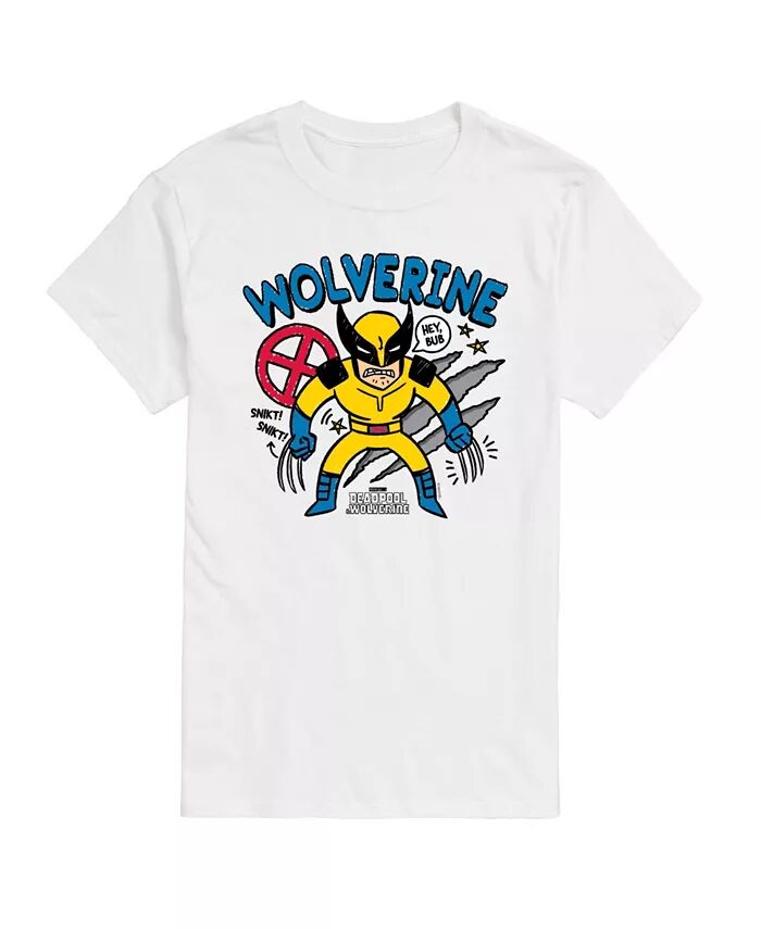 Мужская футболка с коротким рукавом Deadpool Wolverine AIRWAVES, белый
Мужская футболка с коротким рукавом Deadpool Wolverine AIRWAVES, белый