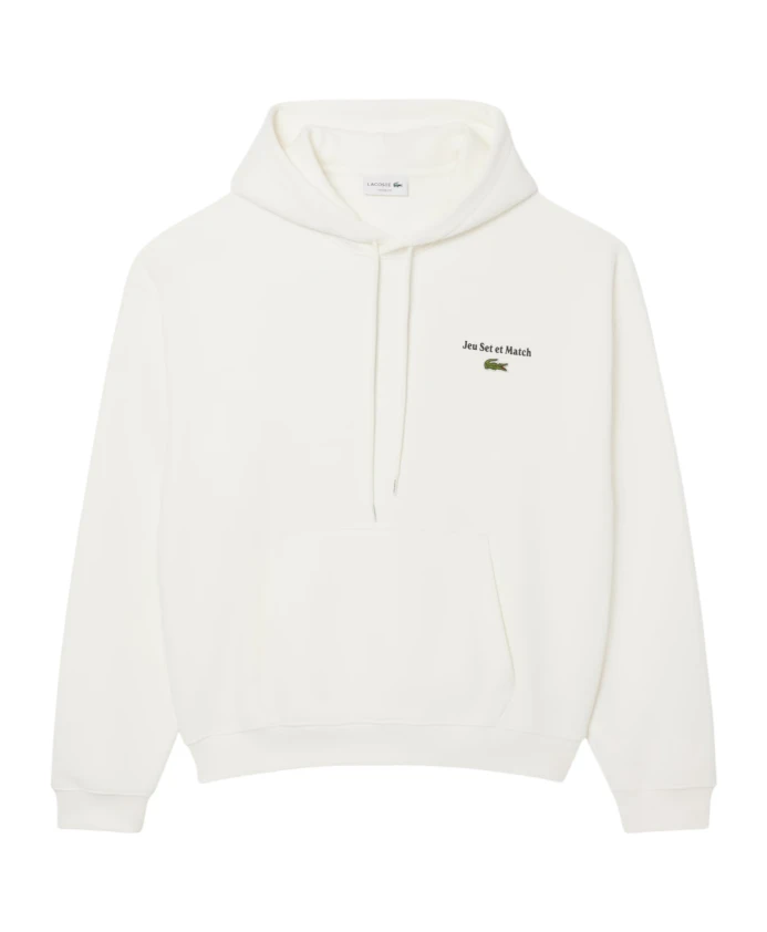 Белая толстовка с капюшоном и множеством принтов. Lacoste, белый
Белая толстовка с капюшоном и множеством принтов. Lacoste, белый