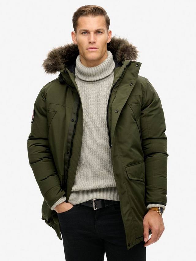 Эверест парка с искусственным мехом Superdry, Army Khaki Green
Эверест парка с искусственным мехом Superdry, Army Khaki Green