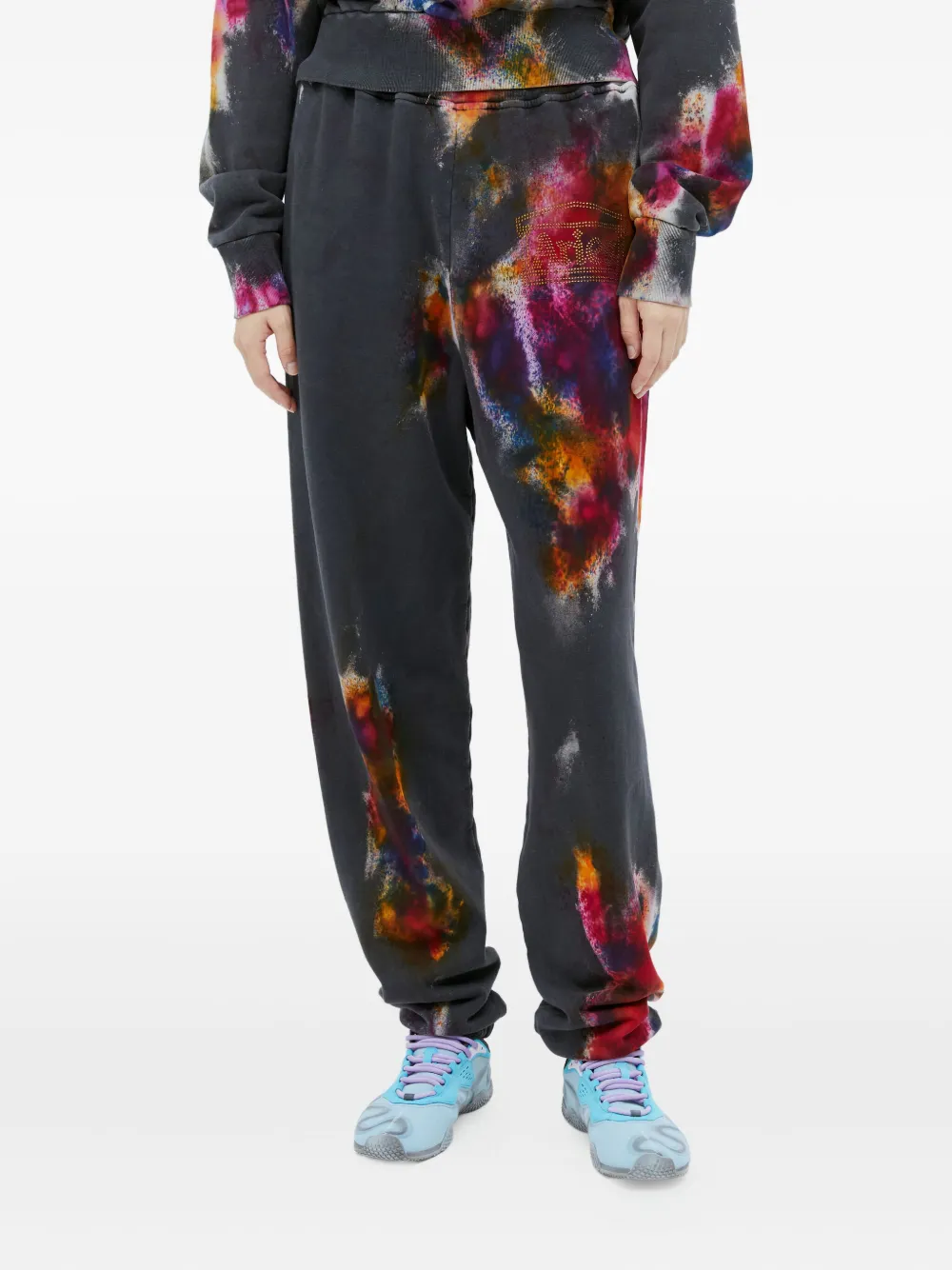 Спортивные брюки с принтом тай-дай Aries, серый
Спортивные брюки с принтом тай-дай Aries, серый