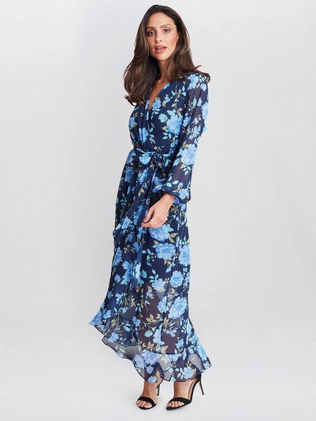 Макси-платье norma с поясом Gina Bacconi, темно-синий/разноцветный
Макси-платье norma с поясом Gina Bacconi, темно-синий/разноцветный