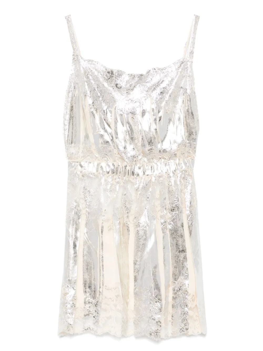 Топ с эффектом металлик Rabanne, нейтральный
Топ с эффектом металлик Rabanne, нейтральный