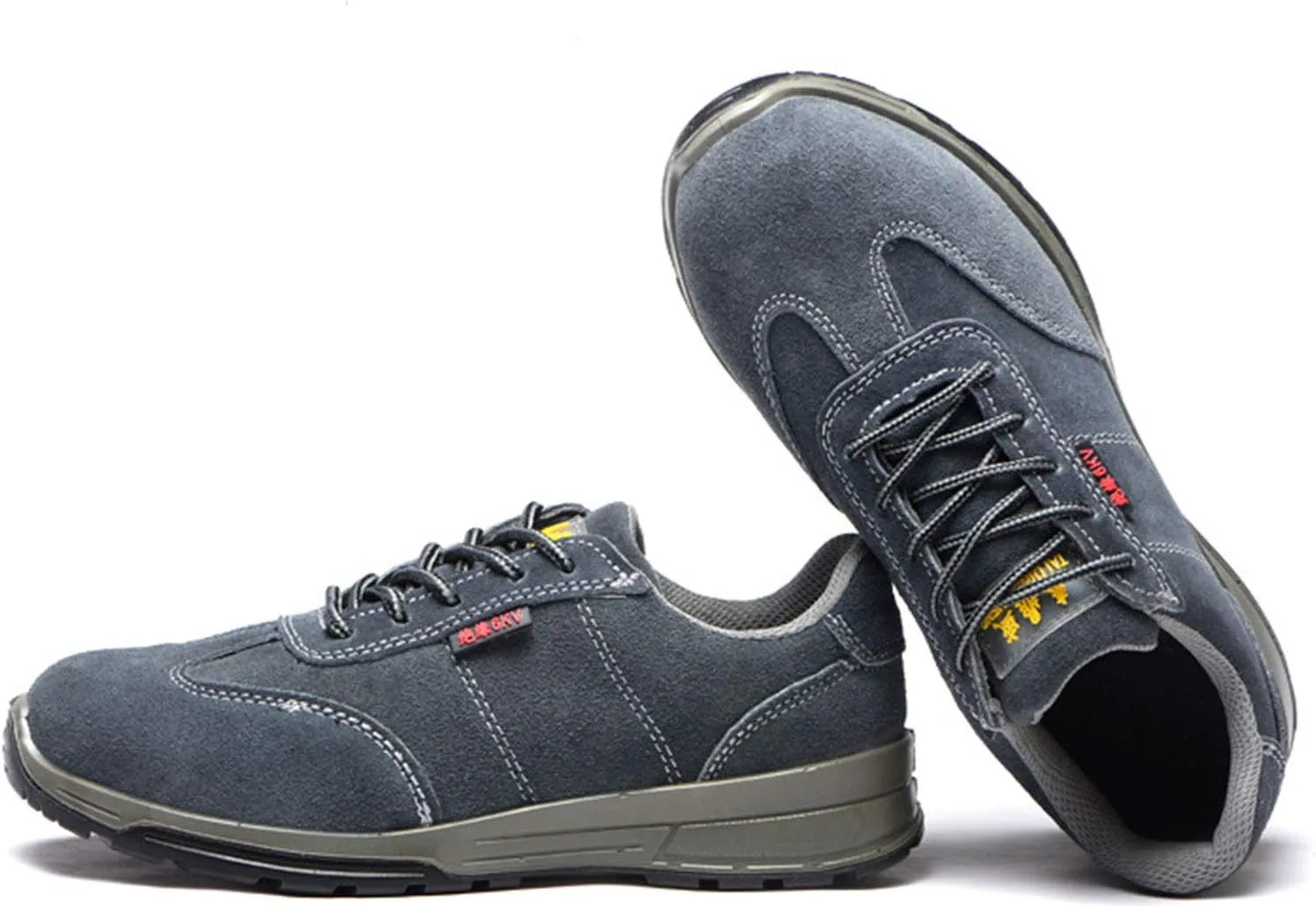 Защитные рабочие туфли с стальным носком для мужчин и женщин, кроссовки, устойчивые к проколам, безопасная рабочая обувь, легкие, дышащие, для промышленности и строительства (Цвет: серый, Размер: 5.5 US) HISXUS
Защитные рабочие туфли с стальным носком для мужчин и женщин, кроссовки, устойчивые к проколам, безопасная рабочая обувь, легкие, дышащие, для промышленности и строительства (Цвет: серый, Размер: 5.5 US) HISXUS