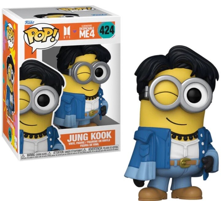 Funko POP! minions x bts pop rock 424 чонгук миньоны гадкий я
Funko POP! minions x bts pop rock 424 чонгук миньоны гадкий я
