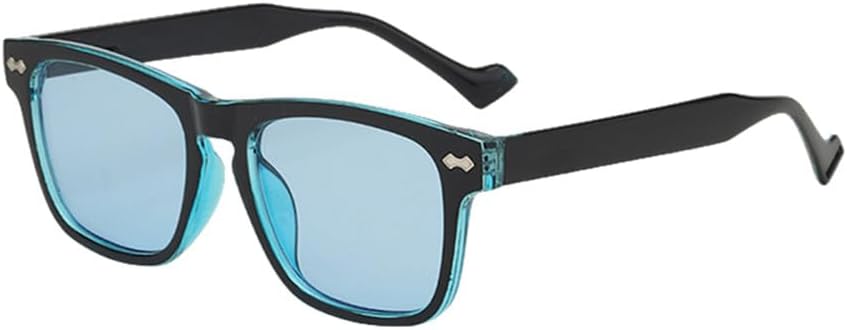 Женские солнцезащитные очки с заклепками, ретро, для активного отдыха и спорта, защита от УФ-излучения UV400. Мужские солнцезащитные очки с леопардовым принтом LANGSER, Black Blue
Женские солнцезащитные очки с заклепками, ретро, для активного отдыха и спорта, защита от УФ-излучения UV400. Мужские солнцезащитные очки с леопардовым принтом LANGSER, Black Blue