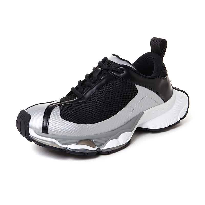 Mo Xu Скользоустойчивые дышащие низкие массивные кроссовки с эффектом увеличения роста унисекс черно-серебристые, цвет Black Silver
Mo Xu Скользоустойчивые дышащие низкие массивные кроссовки с эффектом увеличения роста унисекс черно-серебристые, цвет Black Silver