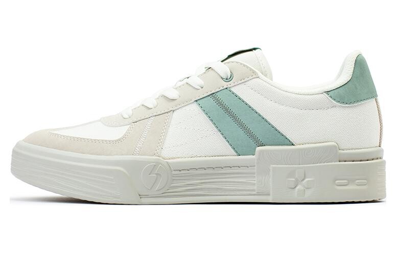 Кеды мужские, обувь для скейтбординга низкая белый/зеленый 361°
Кеды мужские, обувь для скейтбординга низкая белый/зеленый 361°