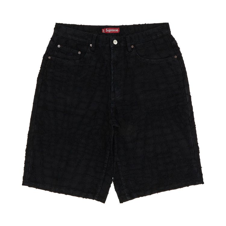 Шорты Supreme Frayed Croc Baggy Denim Short, Black
Шорты Supreme Frayed Croc Baggy Denim Short, Black