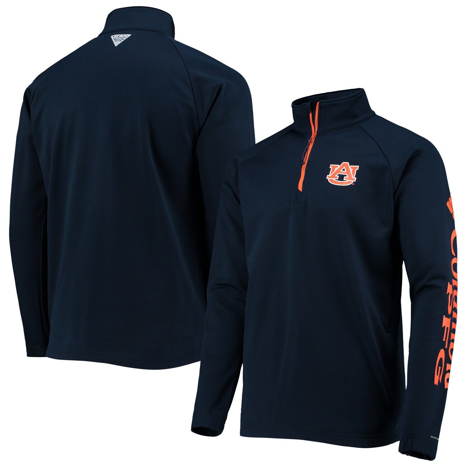 Мужская флисовая куртка Columbia Navy Auburn Tigers Terminal Tackle с молнией на четверть реглан, омни-оттенок
Мужская флисовая куртка Columbia Navy Auburn Tigers Terminal Tackle с молнией на четверть реглан, омни-оттенок