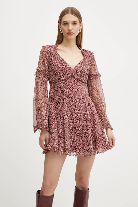 Шелковое платье Weekend Max Mara, бордовый
Шелковое платье Weekend Max Mara, бордовый