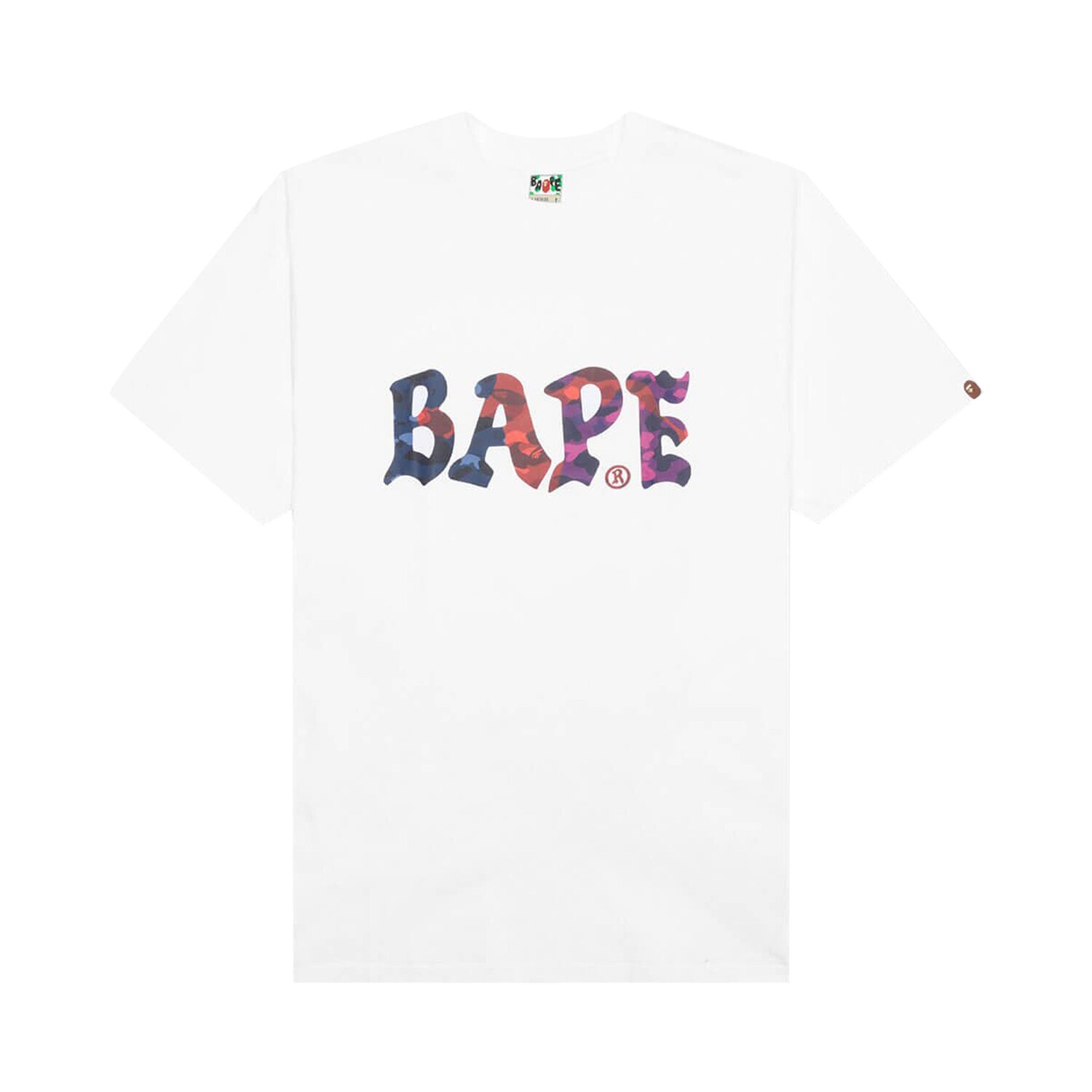Футболка с логотипом BAPE Color Camo Crazy Bape, цвет Белый
Футболка с логотипом BAPE Color Camo Crazy Bape, цвет Белый