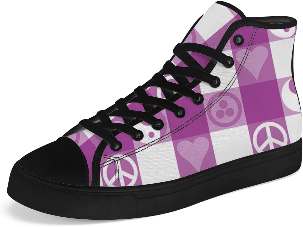 Кеды на высокой подошве chebing из холщовой ткани для мужчин и женщин, в клетку, с высокой шнуровкой, повседневная обувь, подарок для папы и мамы, пурпурный
Кеды на высокой подошве chebing из холщовой ткани для мужчин и женщин, в клетку, с высокой шнуровкой, повседневная обувь, подарок для папы и мамы, пурпурный