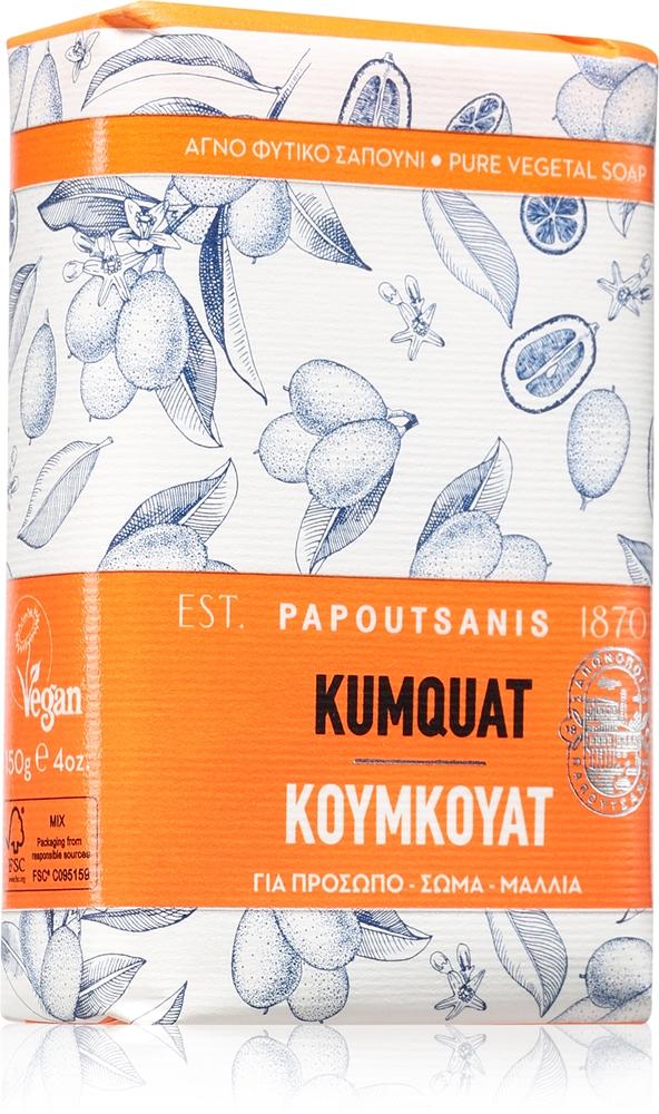 Кусковое мыло с кумкватом Papoutsanis, 150 гр
Кусковое мыло с кумкватом Papoutsanis, 150 гр