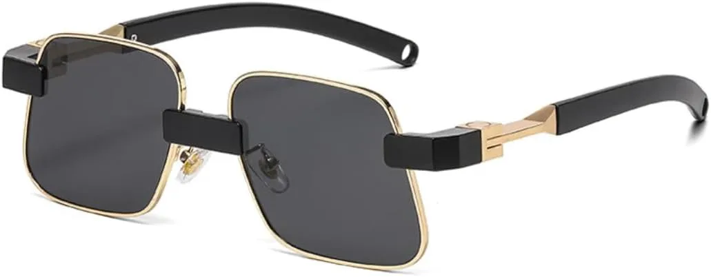 Модные солнцезащитные очки для женщин, защита от УФ-излучения UV400, ретро, прозрачные линзы, стильные очки для мужчин, градиентные линзы HHZZYVY, Black Golden Gray
Модные солнцезащитные очки для женщин, защита от УФ-излучения UV400, ретро, прозрачные линзы, стильные очки для мужчин, градиентные линзы HHZZYVY, Black Golden Gray