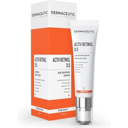 Dermaceutic Activ Retinol 0,5 Сыворотка для защиты от старения средней силы 30 мл 0,50%
Dermaceutic Activ Retinol 0,5 Сыворотка для защиты от старения средней силы 30 мл 0,50%