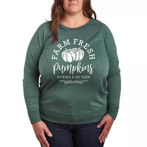 Легкая толстовка из французского трикотажа большого размера с изображением фермерских свежих тыкв Licensed Character, зеленый
Легкая толстовка из французского трикотажа большого размера с изображением фермерских свежих тыкв Licensed Character, зеленый