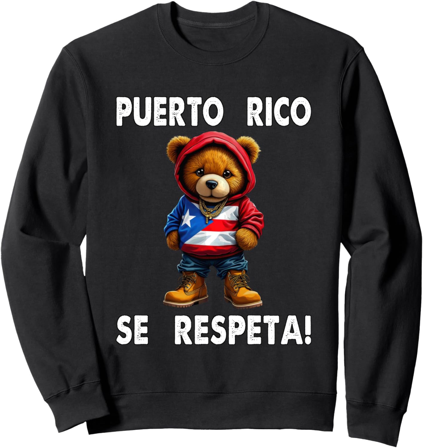 Пуэрто-Рико Se Respeta Boricua Толстовка с капюшоном в стиле PR и флагом Puerto Rico Se Respeta Collection, More Here, черный
Пуэрто-Рико Se Respeta Boricua Толстовка с капюшоном в стиле PR и флагом Puerto Rico Se Respeta Collection, More Here, черный