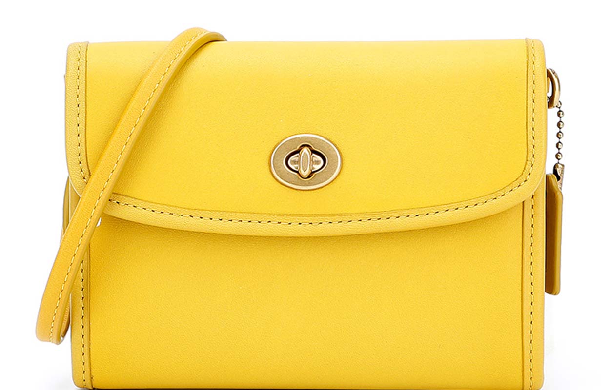 COACH Замковый кожаный кошелек Сумка через плечо женская макарун желтый
COACH Замковый кожаный кошелек Сумка через плечо женская макарун желтый