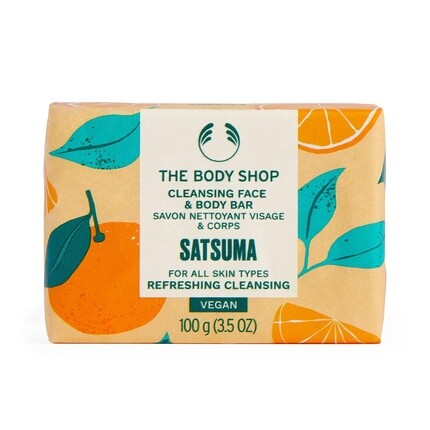The Body Shop Satsuma Очищающее мыло для лица и тела, 3,5 унции
The Body Shop Satsuma Очищающее мыло для лица и тела, 3,5 унции