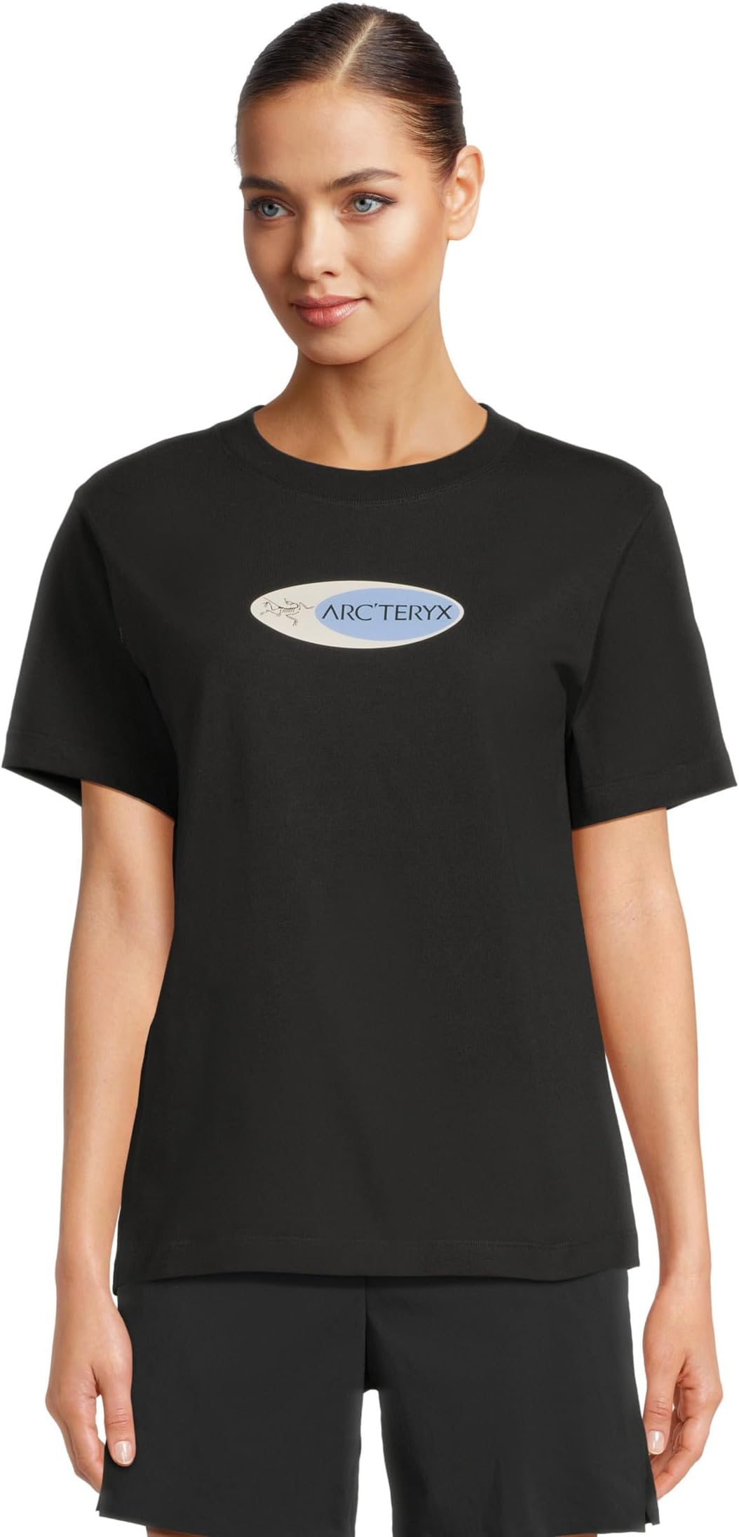 Женская хлопковая кофта Kragg Sticker Crew с коротким рукавом Arc'teryx, Black/Glacial
Женская хлопковая кофта Kragg Sticker Crew с коротким рукавом Arc'teryx, Black/Glacial