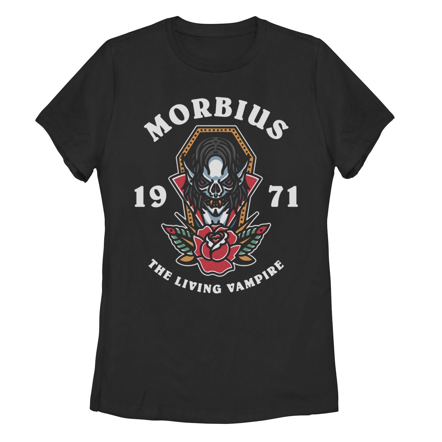 Футболка в стиле татуировки Juniors Marvel Morbius The Living Vampire 1971 Licensed Character
Футболка в стиле татуировки Juniors Marvel Morbius The Living Vampire 1971 Licensed Character