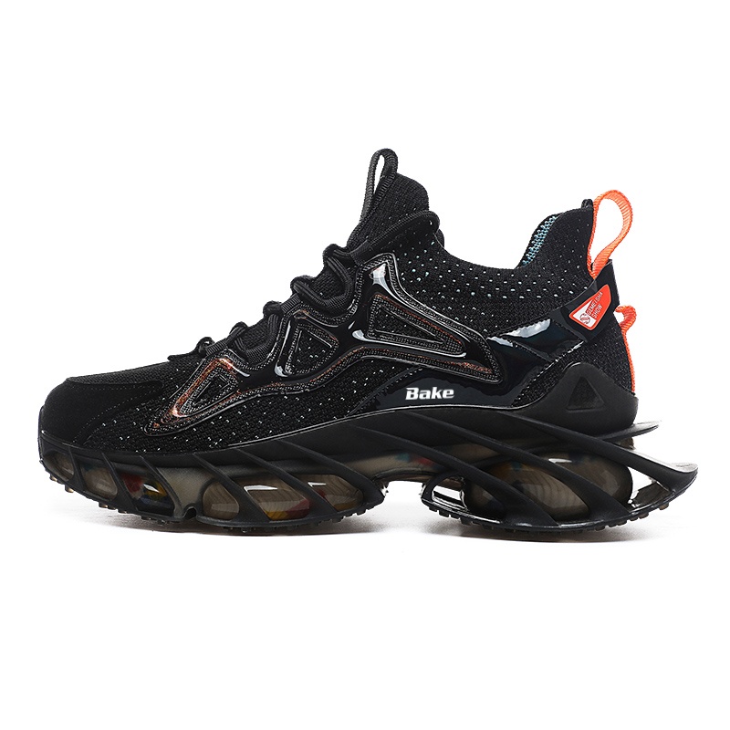 BAKE Амортизирующие устойчивые к истиранию дышащие низкие кеды мужские черно-оранжевые, цвет Black Orange
BAKE Амортизирующие устойчивые к истиранию дышащие низкие кеды мужские черно-оранжевые, цвет Black Orange