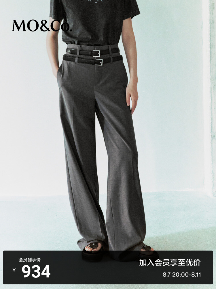 Брюки широкие Moco Moanke 2024 с высокой талией, серый
Брюки широкие Moco Moanke 2024 с высокой талией, серый