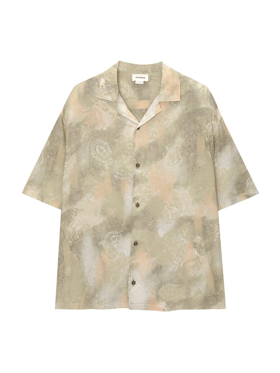 Рубашка Pull&Bear Comfort fit Button Up, хаки/пастельно-зеленый
Рубашка Pull&Bear Comfort fit Button Up, хаки/пастельно-зеленый