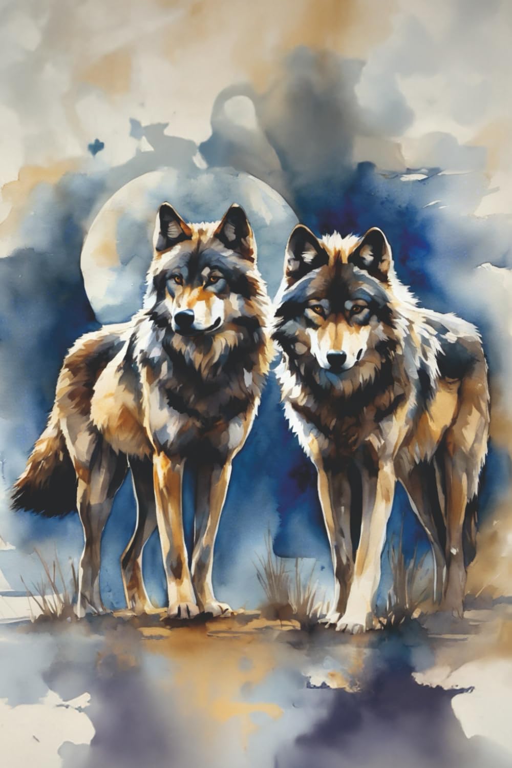 Notebook: Wolf moon / 6"x9" 120 dotted pages: Journal with Wildlife design (Independently published)
Notebook: Wolf moon / 6"x9" 120 dotted pages: Journal with Wildlife design (Independently published)