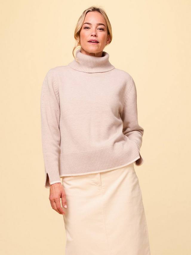 Джемпер из чистой шерсти с закатанным вырезом Aspiga, цвет Oat/Cream
Джемпер из чистой шерсти с закатанным вырезом Aspiga, цвет Oat/Cream