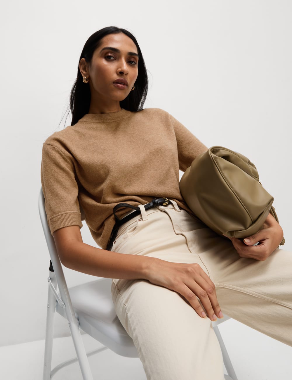 Вязаный топ с круглым вырезом из пряжи Air-Yarn Marks & Spencer, цвет Butterscotch
Вязаный топ с круглым вырезом из пряжи Air-Yarn Marks & Spencer, цвет Butterscotch