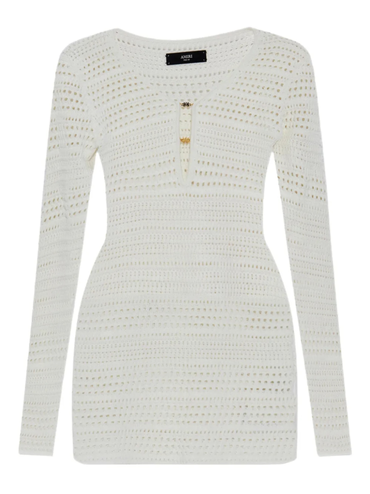 AMIRI платье рыхлой вязки с длинными рукавами, белый
AMIRI платье рыхлой вязки с длинными рукавами, белый